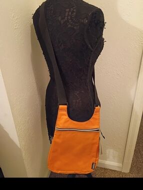 Vibrant Orange Crossbody Bag